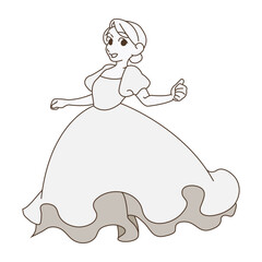 ウェディングドレスを着ている花嫁