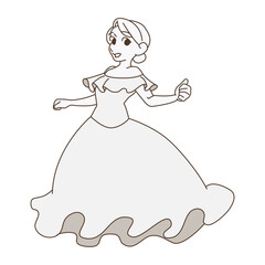 ウェディングドレスを着ている花嫁