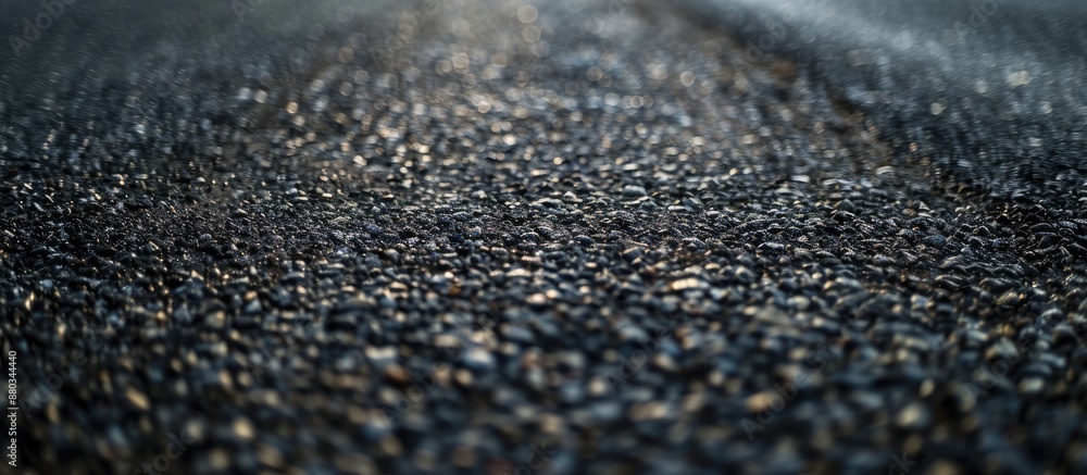 Poster background with fresh asphalt featuring copy space image
