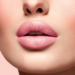 Fototapeta premium beautiful woman perfect lips