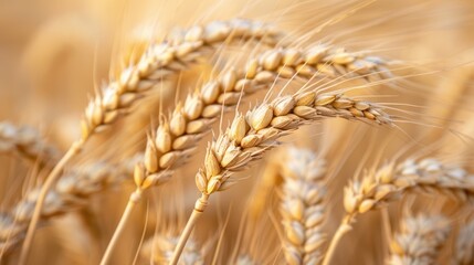 The golden wheat field