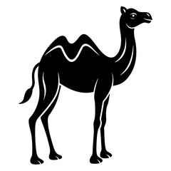 Camel silhouette vector illustration