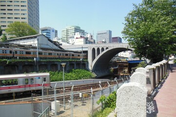 Japan, Tokyo, Ochanomizu, Kanda River