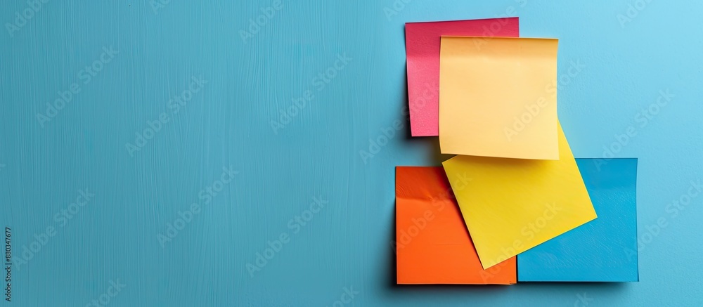 Aufkleber A blank sticky note with ample copy space image for convenient writing and editing