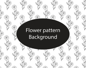 stock pattern background. trend line botanical flower pattern background