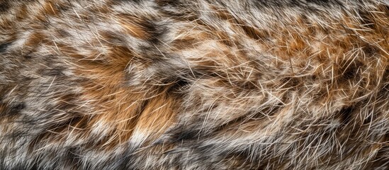 Macro photography of animal fur providing a detailed background texture ideal for a copy space image