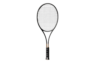 Badminton racket isolated on transparent background