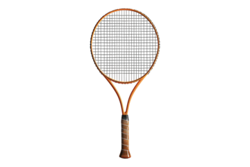 Badminton racket isolated on transparent background