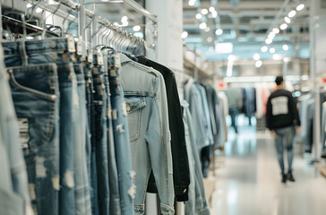 screengrab of denim jeans on display