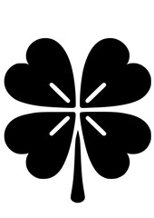 Four leaf clover SVG, Lucky SVG, Saint Patricks Day SVG, Shamrock SVG, Good Luck SVG, Four leaf clover Silhouette, Four leaf clover Vector, Clipart, Cut file for Cricut SVG, JPG, PNG