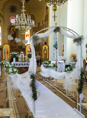 interior of the Greek Catholic Church..