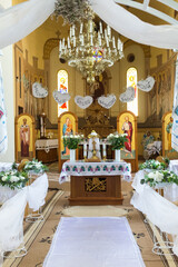 interior of the Greek Catholic Church..