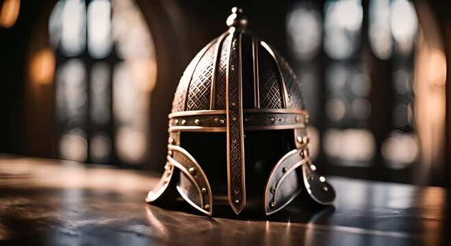 Viking warrior helmet in Norway.