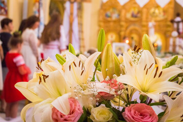 interior of the Greek Catholic Church..