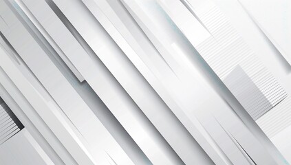 Obraz premium Abstract Geometric Background with White Stripes