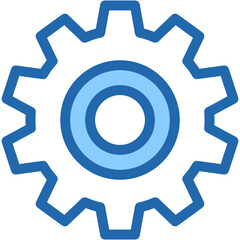 Vector Icon Cog, gear, interface, settings, wheel