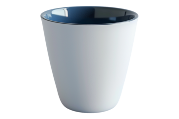 Ceramic cup isolated on transparent background