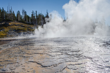 Yellowstone National Park, Wyoming, USA, Upper Geyser Basin, Upper Geyser Pool