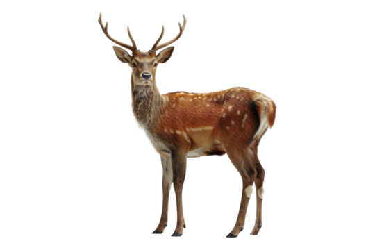 Deer isolated on transparent background