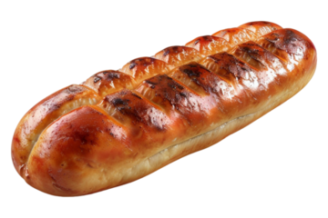 Choripan cake isolated on transparent background
