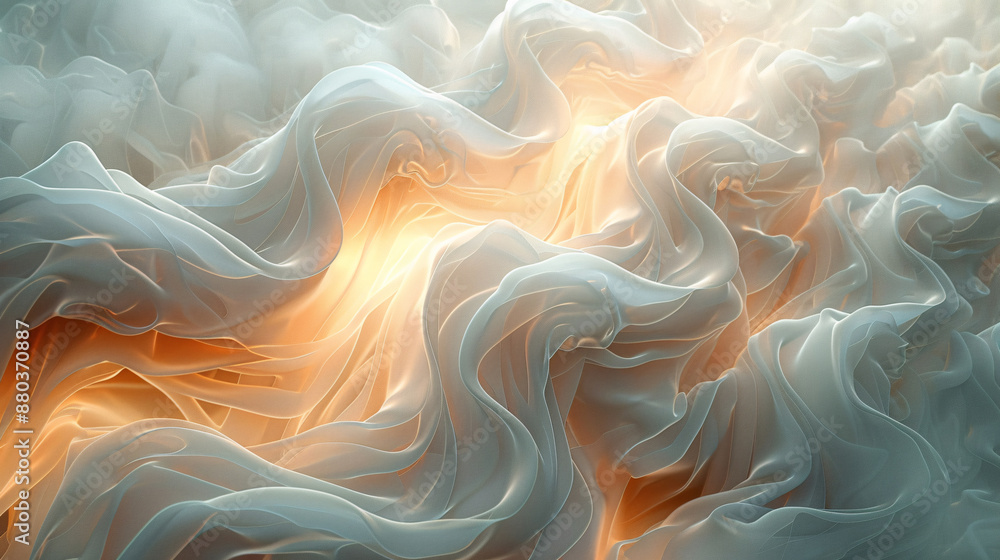 Wall mural abstract background with waves