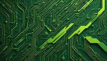 Clear Plain Shiny Warm Soft Vintage Bokeh Cloudy Wave Like Geometric Green Background or Texture