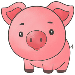 cartoon pig