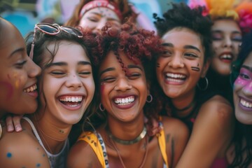 Fototapeta premium Real friendship and support between young