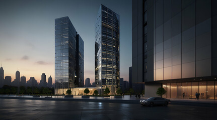 Smart building concept design, generative.ai

