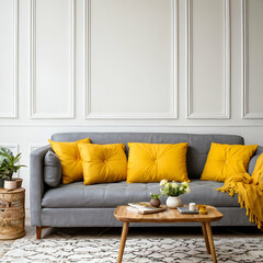 Fototapeta premium living room interior