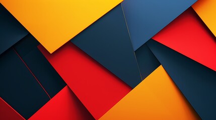 Fototapeta premium Bold and modern background with sharp angles and contrasting colors, suitable for striking mockups
