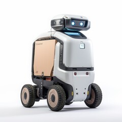 The robot is designed to deliver small packages and has a top speed of 6 mph. It is equipped with a variety of sensors to avoid obstacles and navigate its way around the world.