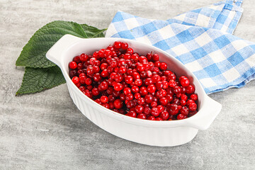 Ripe sweet wild organic cowberry