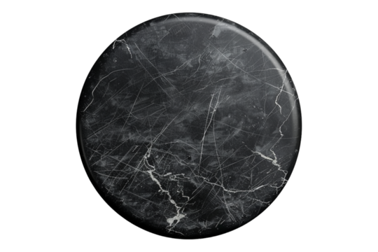 Hockey puck isolated on transparent background