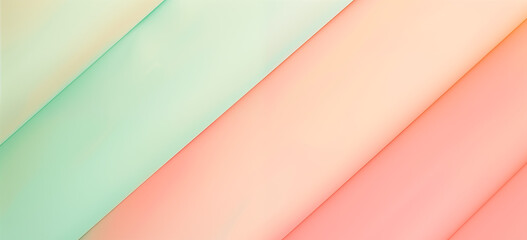 Obraz premium abstract Pastel Gradient Background with Peach and Mint Tones