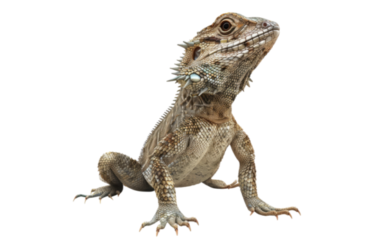 Lizard isolated on transparent background