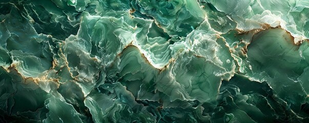 Polished jade texture with natural patterns, 4K hyperrealistic photo