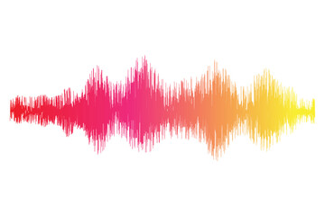 Abstract sound waves equalizer music vibration frequency beat spectrum background wallpaper. Vector illustration on white background