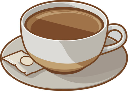 recommend clip art: Coffee cup isolated vector illustration