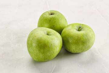 Sweet and juicy green apple