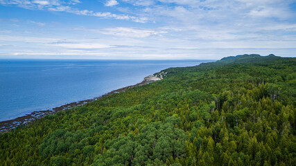 Lower Saint Lawrence Landscape, Quebec, Canada