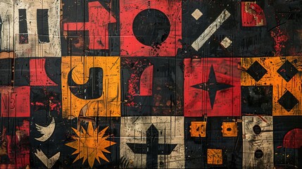 Fototapeta premium Abstract Geometric Wall Art