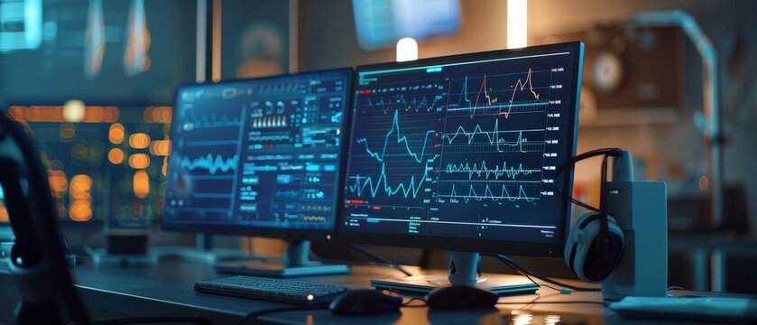Patienten&uuml;berwachung: Fortgeschrittener EKG-Monitor