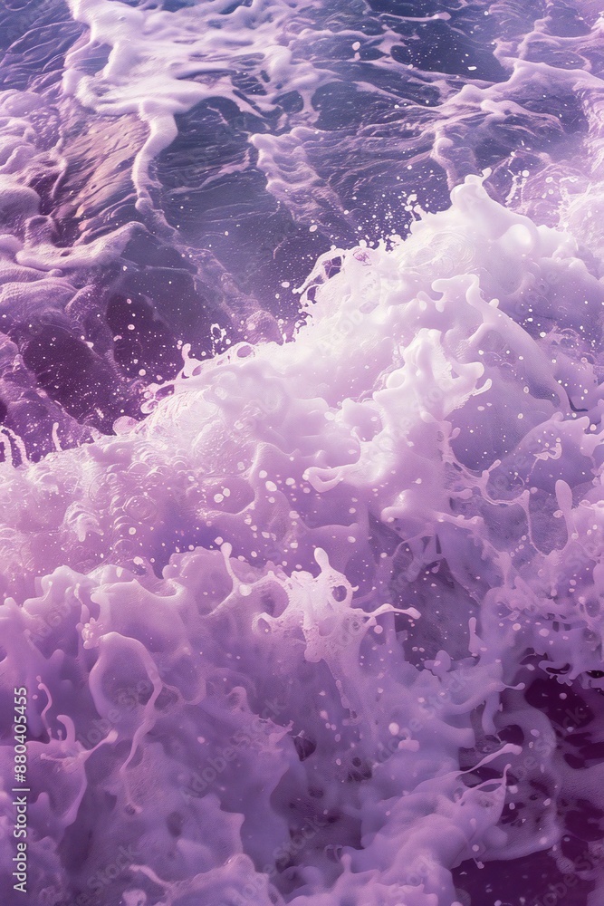 Canvas Prints purple sea foam background generative ai