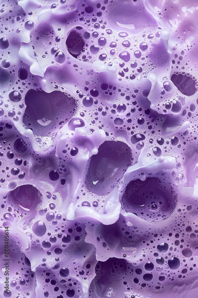 Canvas Prints purple sea foam background generative ai