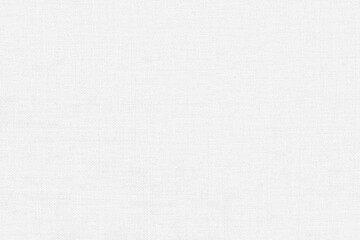 White linen fabric texture background, seamless pattern of natural textile.