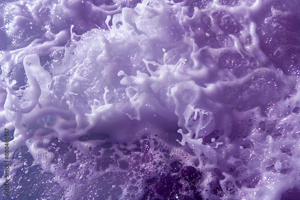 Canvas Prints purple sea foam background generative ai