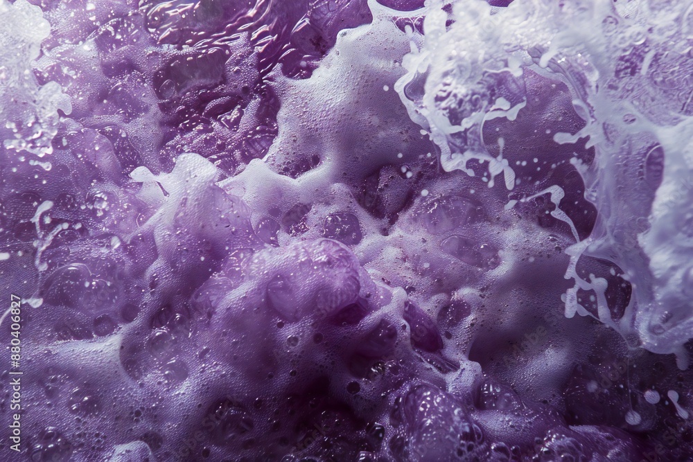 Canvas Prints purple sea foam background generative ai