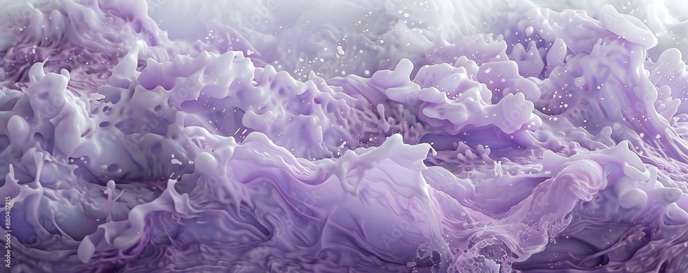 Canvas Prints purple sea foam background generative ai