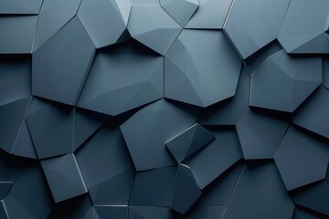 Abstract background of shattered, fractured surface. Dark gray geometric pattern. Concepts. digital, technology, futuristic, modern, design.